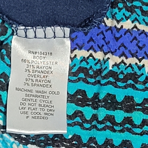 Allison Brittney Navy Blue with Diagonal Overlay Maxi Dress (L) - Picture 6 of 8